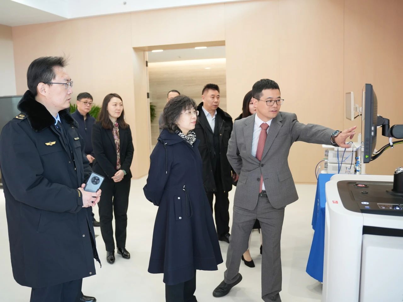 北京市藥監局領導一行蒞臨海杰亞醫療開展春節前安全督導檢查及座談調研